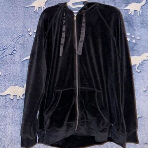 Torrid Velour Zip Up Hoodie Size 2